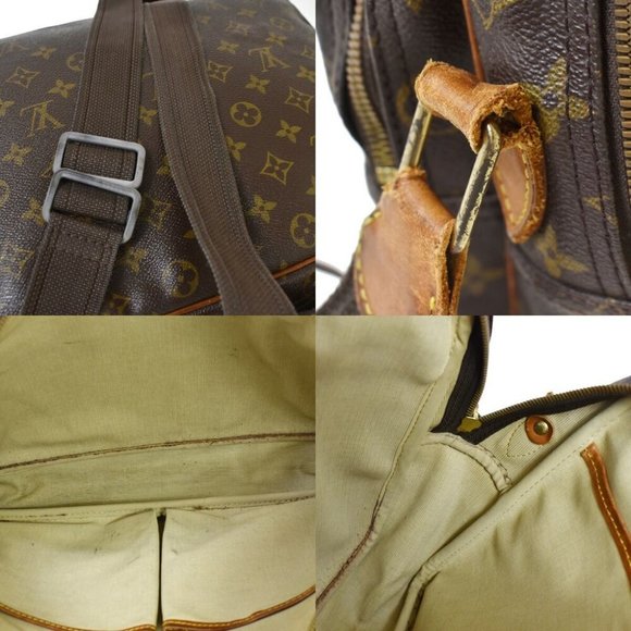 AUTHENTIC LOUIS VUITTON Reporter GM Crossbody Shoulder Bag Monogram Leather - Picture 7 of 8